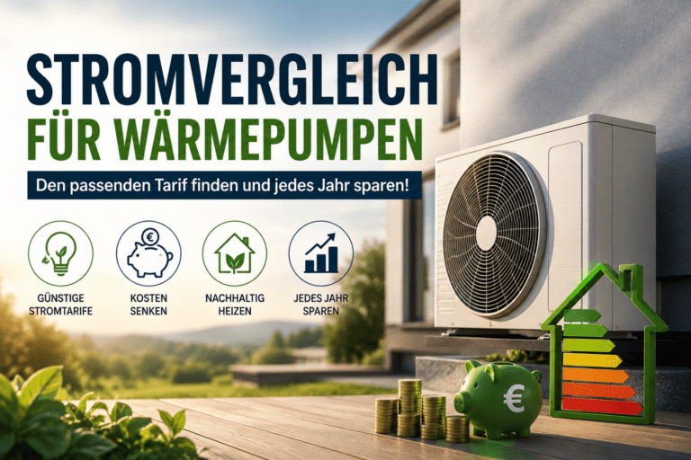 Stromvergleich für Wärmepumpen